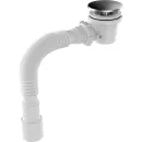 Сифон для душевого поддона 1 1/2"х50 Aquant с выходом 40/50 фильтр-сетка_1