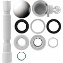 Сифон для душевого поддона 1 1/2"х50 Aquant с выходом 40/50 фильтр-сетка_4