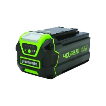 Изображение товара Аккумулятор Greenworks G40B5 40V 5Ач Li-Ionдля инструментов G-MAX 40V Изображение товара Аккумулятор Greenworks G40B5 40V 5Ач Li-Ionдля инструментов G-MAX 40V
