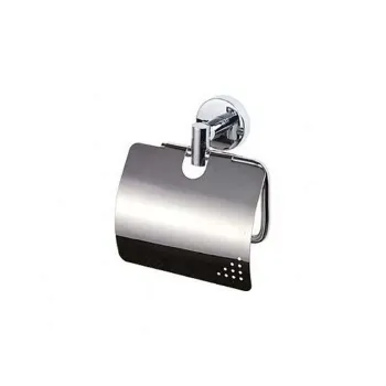 Держатель для туалетной бумаги с крышкой хром HB1703 Haiba