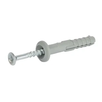 Изображение товара Дюбель-гвоздь полипропиленовый грибовидная манжета 6х40мм 10шт Tech-Krep Изображение товара Дюбель-гвоздь полипропиленовый грибовидная манжета 6х40мм 10шт Tech-Krep