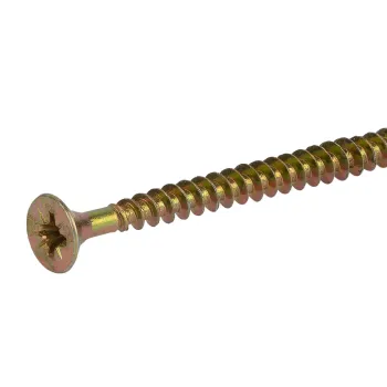 Изображение товара Саморез универсальный 5х70мм желтый цинк 6шт Tech-Krep Изображение товара Саморез универсальный 5х70мм желтый цинк 6шт Tech-Krep