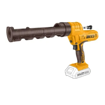 Изображение товара Пистолет для герметика Ingco CCGLI2001 20В аккумуляторный для строительных работ Изображение товара Пистолет для герметика Ingco CCGLI2001 20В аккумуляторный для строительных работ