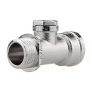 Тройник под манометр ВР-ВР-НР 1/2" х 1/4" х 1/2" с ограничителем MPF_1