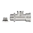 Тройник под манометр ВР-ВР-НР 1/2" х 1/4" х 1/2" с ограничителем MPF_4