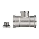 Тройник под манометр ВР 1/2" х 1/4" х 1/2" MPF_4