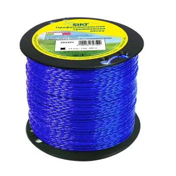 Изображение товара Леска для триммера витой квадрат 2,4 мм длина 480 м SIAT Изображение товара Леска для триммера витой квадрат 2,4 мм длина 480 м SIAT