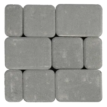 Изображение товара Плитка тротуарная Классико Стандарт Серый 125х180х60 мм Изображение товара Плитка тротуарная Классико Стандарт Серый 125х180х60 мм