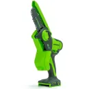 Цепная мини пила аккумуляторная Greenworks G24MCS10 24В шина 10 см_2