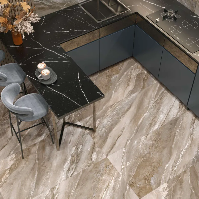 Керамогранит Evo Marmo Marron 600х1200х7 мм коричневый полированный New Trend_1