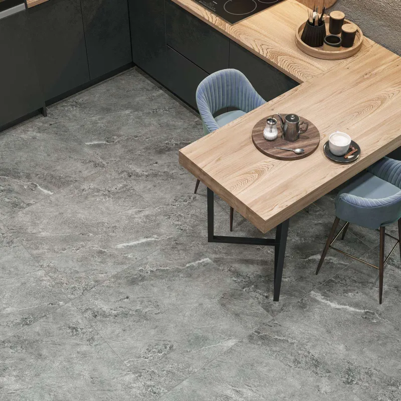 Керамогранит Ajax Graphite 800х800х8 мм темно-серый матовый карвинг LCM_1