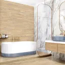 Керамогранит Milton 200х900х7 мм светло-коричневый матовый Alma Ceramica_3