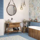 Керамогранит Light grey 200х200х8 мм светло-серый матовый New Trend_1