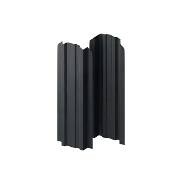 Изображение товара Металлоштакетник Lane-О 16,5х99 мм графит полиэстер для заборов и отделки Изображение товара Металлоштакетник Lane-О 16,5х99 мм графит полиэстер для заборов и отделки