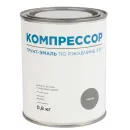 Грунт-эмаль по ржавчине 3в1 Компрессор серая глянцевая 0,8кг_2
