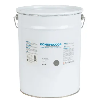 Изображение товара Грунт-эмаль по ржавчине 3в1 Компрессор серый глянцевая 20кг Изображение товара Грунт-эмаль по ржавчине 3в1 Компрессор серый глянцевая 20кг