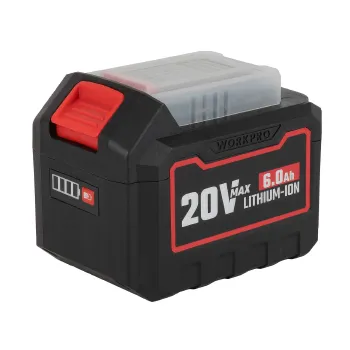 Изображение товара Аккумулятор Workpro 6Ач 20В WP395004 Li-Ion для электроинструментов Изображение товара Аккумулятор Workpro 6Ач 20В WP395004 Li-Ion для электроинструментов