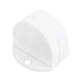 Изображение товара Ограничитель дверной белый Стандарт Сплав ЦАМ полусфера удобно надежно Изображение товара Ограничитель дверной белый Стандарт Сплав ЦАМ полусфера удобно надежно