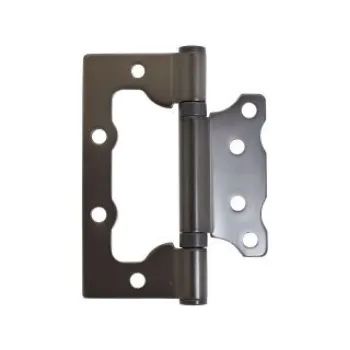 Изображение товара Петля накладная без врезки графит Аллюр для деревянных межкомнатных дверей Изображение товара Петля накладная без врезки графит Аллюр для деревянных межкомнатных дверей