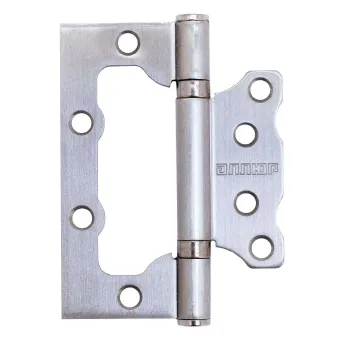 Изображение товара Петля накладная без врезки никель матовый Аллюр для дверей Изображение товара Петля накладная без врезки никель матовый Аллюр для дверей