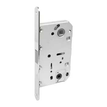 Изображение товара Межкомнатная защелка магнитная стальная под завертку Аллюр хром Изображение товара Межкомнатная защелка магнитная стальная под завертку Аллюр хром