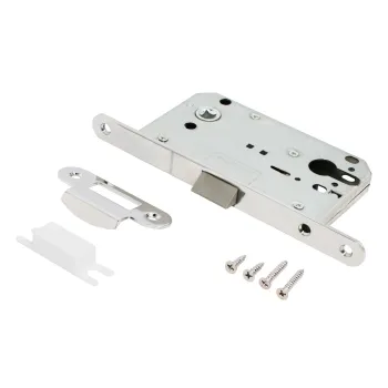 Изображение товара Защелка межкомнатная под цилиндровый механизм Аллюр хром Изображение товара Защелка межкомнатная под цилиндровый механизм Аллюр хром