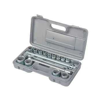 Изображение товара Набор торцевых головок НИЗ №2 с трещоткой 16 предметов металлический кейс Изображение товара Набор торцевых головок НИЗ №2 с трещоткой 16 предметов металлический кейс