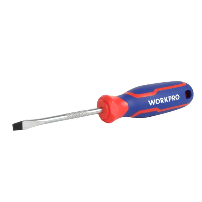 Отвертка шлицевая SL5,5х100мм с магнитным наконечником Cr-V Workpro_1