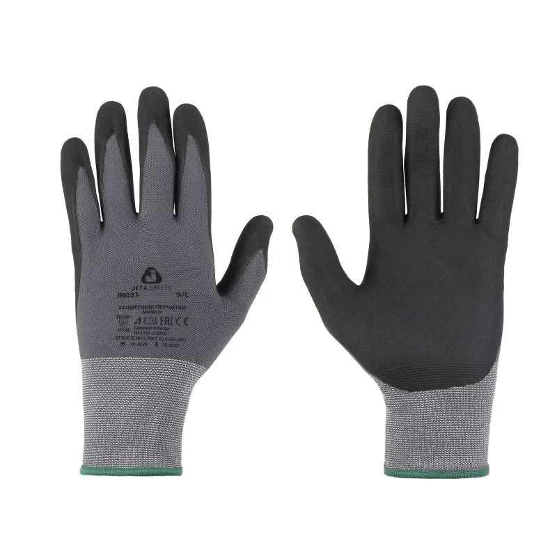 Перчатки полиэфирные с микронитриловым покрытием размер L Jeta Safety_1
