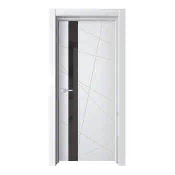 Изображение товара Дверь остекленная Toronto-1 800x2000 мм белая с черным стеклом Изображение товара Дверь остекленная Toronto-1 800x2000 мм белая с черным стеклом