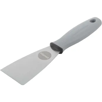 Изображение товара Малярный шпатель Hansa 60 мм трапеция нержавеющая сталь для ремонта и отделки Изображение товара Малярный шпатель Hansa 60 мм трапеция нержавеющая сталь для ремонта и отделки