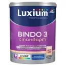 Краска интерьерная влажная уборка Bindo 3 глубокоматовая 4,5л Luxium_1
