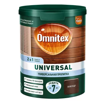 Пропитка 2в1 Omnitex Universal палисандр полуматовая 0,9л