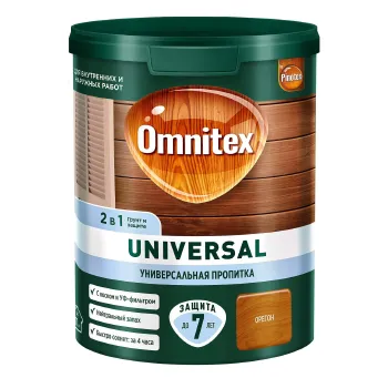 Пропитка 2в1 Omnitex Universal орегон полуматовая 0,9л