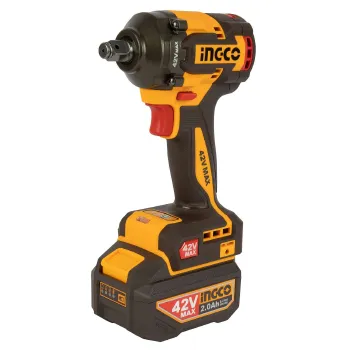 Изображение товара Гайковерт бесщеточный Ingco CIWLI42461 460 Нм 1/2 2 Ач 42 В Изображение товара Гайковерт бесщеточный Ingco CIWLI42461 460 Нм 1/2 2 Ач 42 В