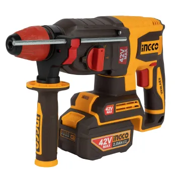 Изображение товара Перфоратор SDS plus Ingco CRHLI422682 42В аккумуляторный бесщеточный Изображение товара Перфоратор SDS plus Ingco CRHLI422682 42В аккумуляторный бесщеточный