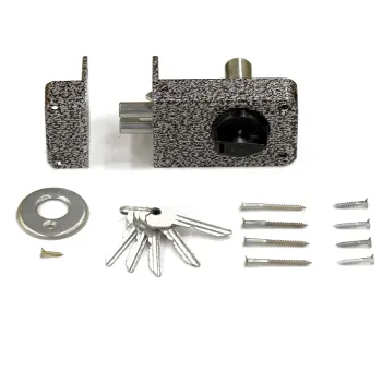 Изображение товара Накладной замок Зенит ЗН2-3 Серебро для входных дверей российский высоконадежный Изображение товара Накладной замок Зенит ЗН2-3 Серебро для входных дверей российский высоконадежный