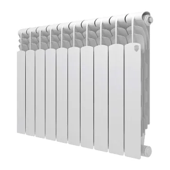 Изображение товара Биметаллический радиатор Royal Thermo Revolution 500 мм 10 секций белый Изображение товара Биметаллический радиатор Royal Thermo Revolution 500 мм 10 секций белый