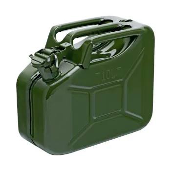 Изображение товара Металлическая канистра для ГСМ 10л Stels с антикоррозийным покрытием Изображение товара Металлическая канистра для ГСМ 10л Stels с антикоррозийным покрытием