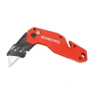 Нож трапециевидный складной нейлоновый корпус 11 лезвий Workpro_2