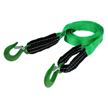 Изображение товара Трос буксировочный Hitch 3 тонны 5 метров крюк-крюк надежный и прочный Изображение товара Трос буксировочный Hitch 3 тонны 5 метров крюк-крюк надежный и прочный