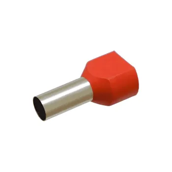 Изображение товара Нагончник-гильза двойной НГИ2 1,5 мм² красный IEK 20 шт Изображение товара Нагончник-гильза двойной НГИ2 1,5 мм² красный IEK 20 шт