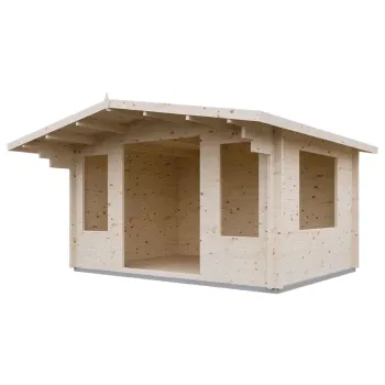 Изображение товара Садовый дом 10 м² Стандарт из мини-бруса 44мм Изображение товара Садовый дом 10 м² Стандарт из мини-бруса 44мм