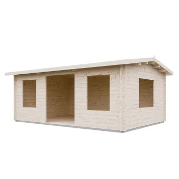 Изображение товара Дом садовый Соло Стандарт брус 44мм - 21м² Изображение товара Дом садовый Соло Стандарт брус 44мм - 21м²