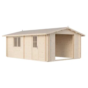 Изображение товара Гараж 21м² Комфорт брус 44мм - идеальное решение для хранения Изображение товара Гараж 21м² Комфорт брус 44мм - идеальное решение для хранения