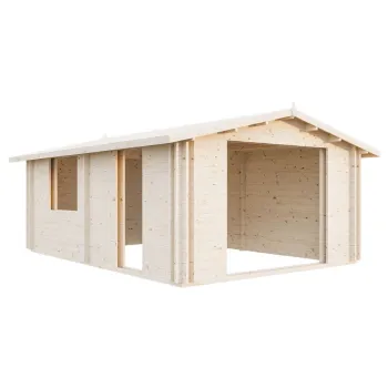 Изображение товара Гараж 21м² Стандарт брус 44мм - идеальное решение для хранения автомобиля Изображение товара Гараж 21м² Стандарт брус 44мм - идеальное решение для хранения автомобиля