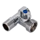 Кран шаровый для сантехприборов ВР-НР-НР 1/2"х3/4"х1/2" с отражателем СТМ_2