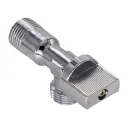 Кран шаровый для сантехприборов угловой НР 1/2"х1/2" с отражателем СТМ_2
