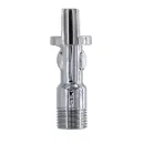 Кран шаровый для сантехприборов угловой НР 1/2"х1/2" с отражателем СТМ_5