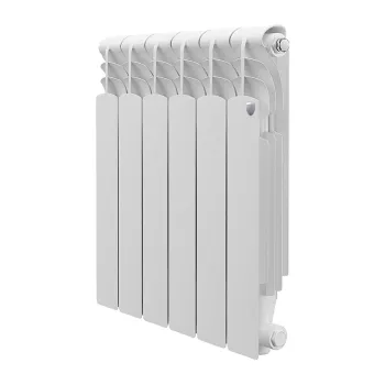 Изображение товара Биметаллический радиатор Royal Thermo Revolution 6 секций 500 мм боковое подключение Изображение товара Биметаллический радиатор Royal Thermo Revolution 6 секций 500 мм боковое подключение